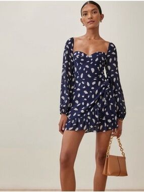 Reformation Cammi Polka Dot Dress | Size 14